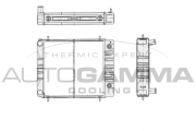 103361 Chladič motora AUTOGAMMA