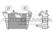 104102 Chladič plniaceho vzduchu AUTOGAMMA