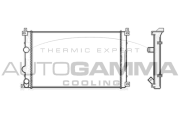 104117 Chladič motora AUTOGAMMA
