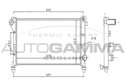 104637 Chladič motora AUTOGAMMA