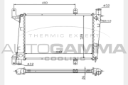 104751 Chladič motora AUTOGAMMA
