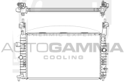 104866 Chladič motora AUTOGAMMA