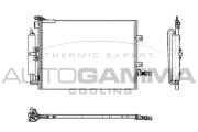 104917 Kondenzátor klimatizácie AUTOGAMMA