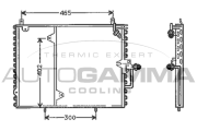 105009 Kondenzátor klimatizácie AUTOGAMMA