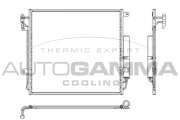 105196 Kondenzátor klimatizácie AUTOGAMMA
