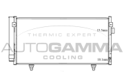 105550 Kondenzátor klimatizácie AUTOGAMMA