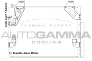 105552 Kondenzátor klimatizácie AUTOGAMMA