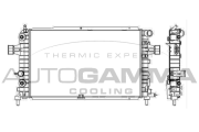 105772 Chladič motora AUTOGAMMA