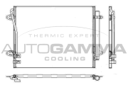 107297 Kondenzátor klimatizácie AUTOGAMMA