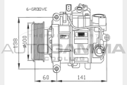 108029 Kompresor klimatizácie AUTOGAMMA