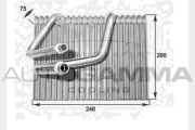 112001 Výparník klimatizácie AUTOGAMMA