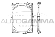 400666 Chladič motora AUTOGAMMA