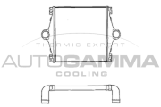 404202 Chladič plniaceho vzduchu AUTOGAMMA
