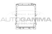 404276 Chladič motora AUTOGAMMA