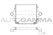 404460 Chladič plniaceho vzduchu AUTOGAMMA