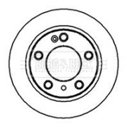 BBD4043 Brzdový kotúč BORG & BECK