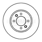 BBD4049 Brzdový kotúč BORG & BECK
