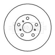 BBD4052 Brzdový kotúč BORG & BECK