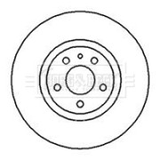 BBD4083 Brzdový kotúč BORG & BECK