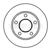 BBD4125 Brzdový kotúč BORG & BECK