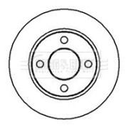 BBD4134 Brzdový kotúč BORG & BECK