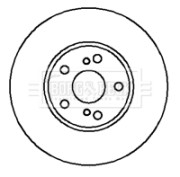 BBD4169 Brzdový kotúč BORG & BECK