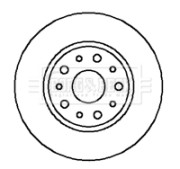 BBD4181 Brzdový kotúč BORG & BECK
