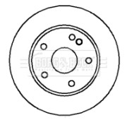 BBD4193 Brzdový kotúč BORG & BECK