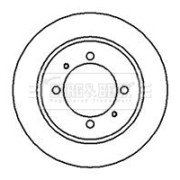 BBD4195 Brzdový kotúč BORG & BECK