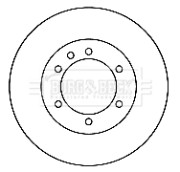 BBD4199 Brzdový kotúč BORG & BECK