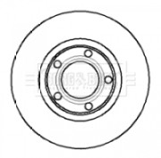 BBD4263 Brzdový kotúč BORG & BECK
