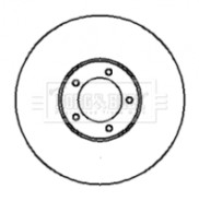 BBD4276 Brzdový kotúč BORG & BECK