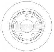 BBD4339 Brzdový kotúč BORG & BECK