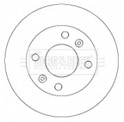 BBD4342 Brzdový kotúč BORG & BECK