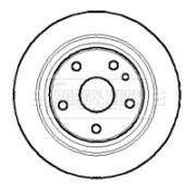 BBD4413 Brzdový kotúč BORG & BECK