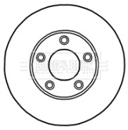 BBD4447 Brzdový kotúč BORG & BECK