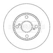 BBD4503 Brzdový kotúč BORG & BECK