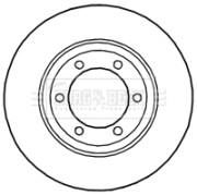 BBD4642 Brzdový kotúč BORG & BECK