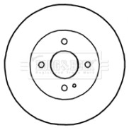 BBD4650 Brzdový kotúč BORG & BECK