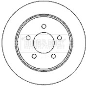 BBD4734 Brzdový kotúč BORG & BECK