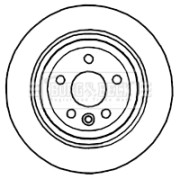 BBD4767 Brzdový kotúč BORG & BECK