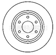 BBD4769 Brzdový kotúč BORG & BECK