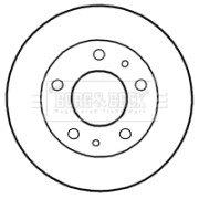 BBD4801 Brzdový kotúč BORG & BECK