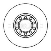 BBD4828 Brzdový kotúč BORG & BECK