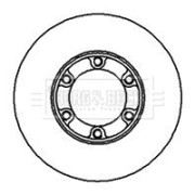 BBD4844 Brzdový kotúč BORG & BECK
