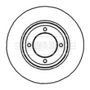 BBD4850 Brzdový kotúč BORG & BECK
