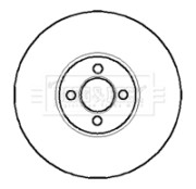 BBD4874 Brzdový kotúč BORG & BECK