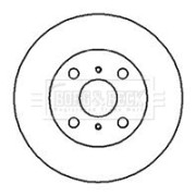 BBD4924 Brzdový kotúč BORG & BECK