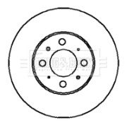 BBD4958 Brzdový kotúč BORG & BECK