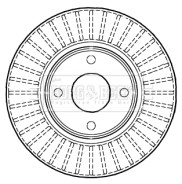 BBD4985 Brzdový kotúč BORG & BECK